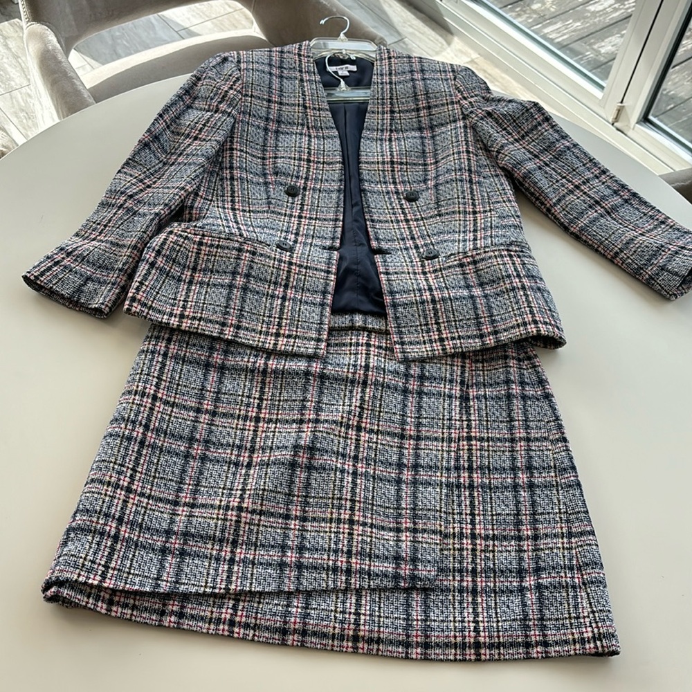 BAR 3 blazer and skirt set